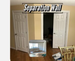 Separation Wall Installation